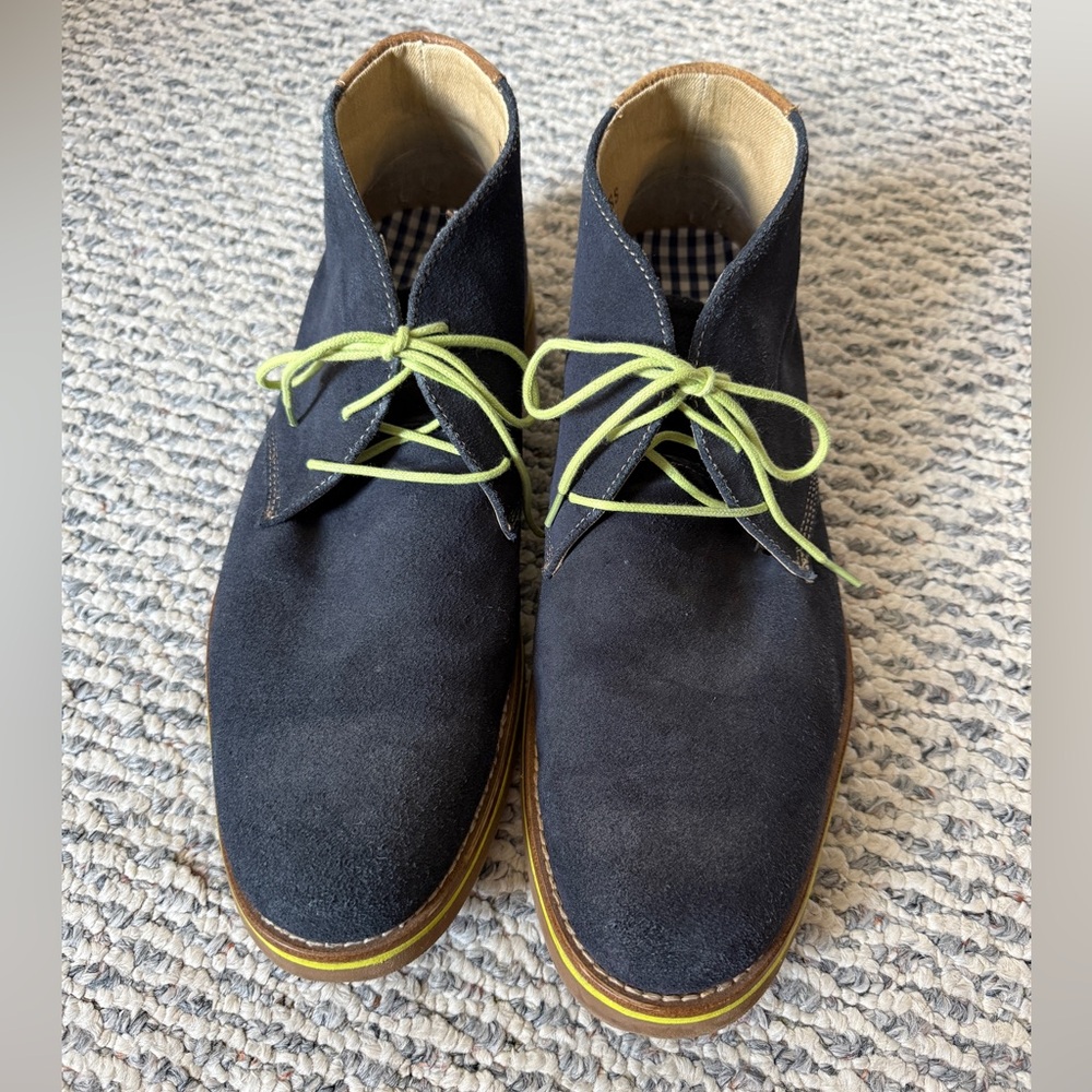 Bass Blue and Green Chukka Suede Men’s Boots Size 11